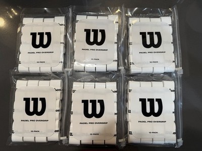  Wilson Pro Overgrip Padel 12PK/6 units White (72 total) WR8906501001