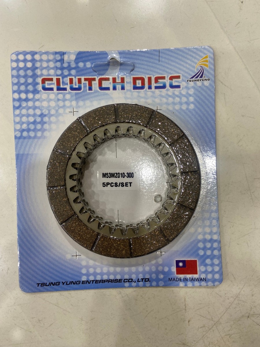 JUEGO DE 5 FIBRAS DE CLOCHE MZ ETZ . 5 DISC CLUTCH SET MZ ETZ TS