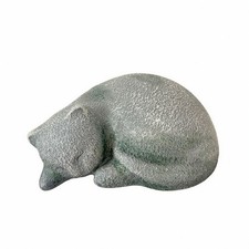 Statue de Chat Endormi Résistant Aux Intempéries Chat Endormi En Boule