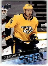 2020-21 Upper Deck Cole Smith Rookie #481