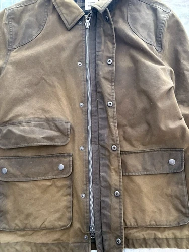 Huckberry Flint and Tinder Hudson Jacket Waxed Waterproof Flannel Lining, Large image 6
