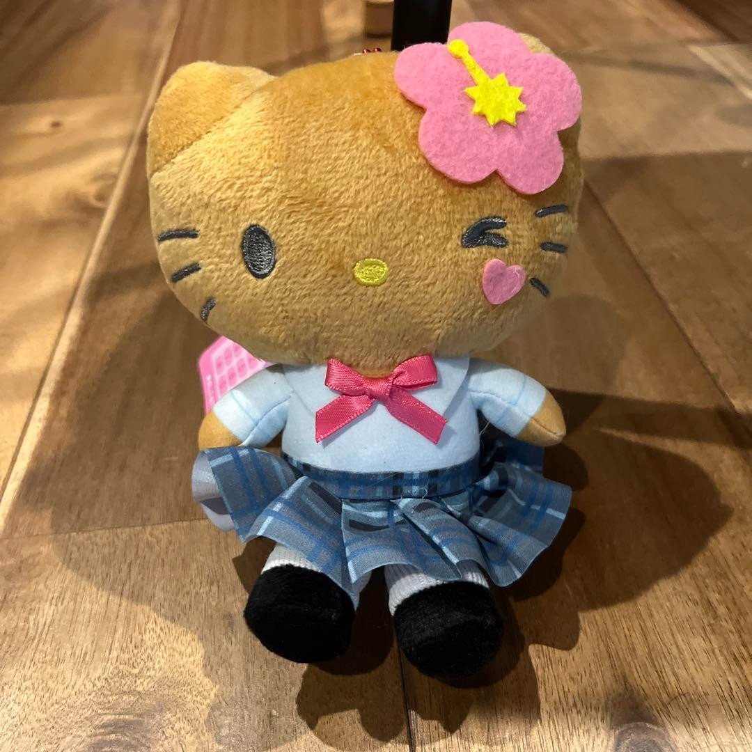 Hello Kitty Sun-Tanned Gyaru Plush Keychain Gal Mascot | eBay