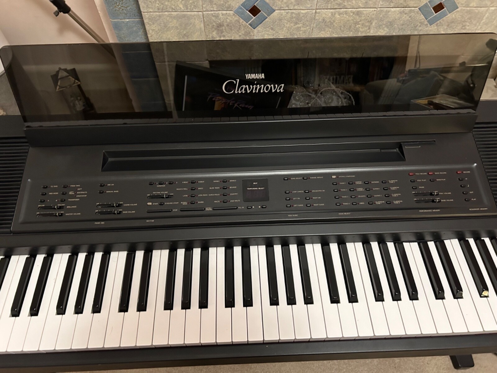** Yamaha Clavinova CVP8 AWM Digital Piano Weighted Keys ** eBay