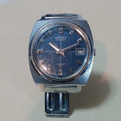 Seiko vintage data acciaio inox 17 gioielli Orologio da uomo automatico  funziona AUTH | eBay