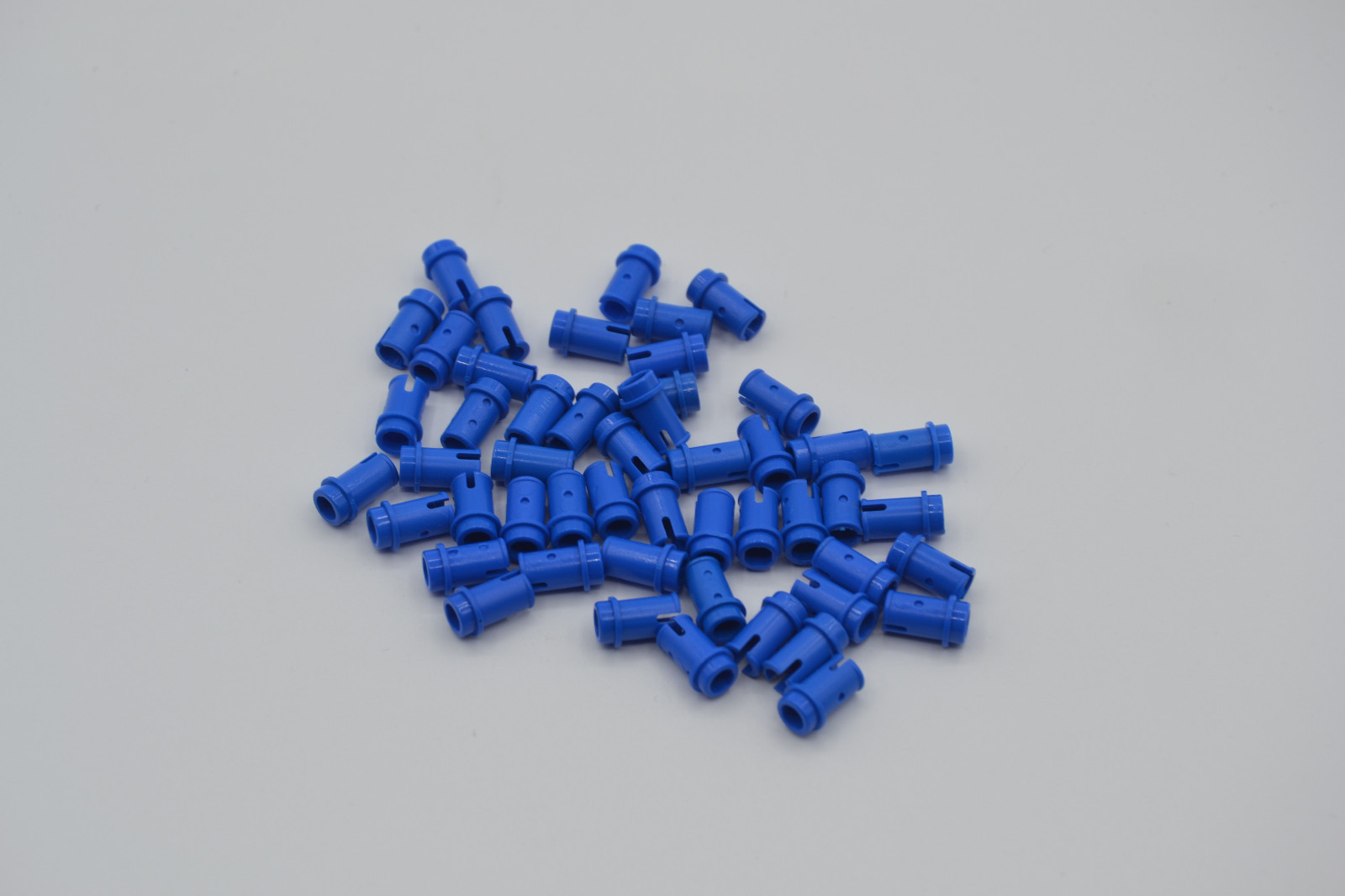 LEGO 50 x Technik Verbinder 1/2 Pin blau blue technic connector peg ...