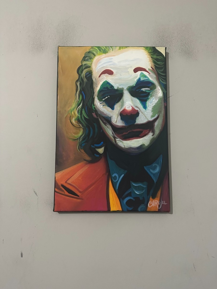 JOKER 油絵アート Joker Joaquin Phoenix Movie 12