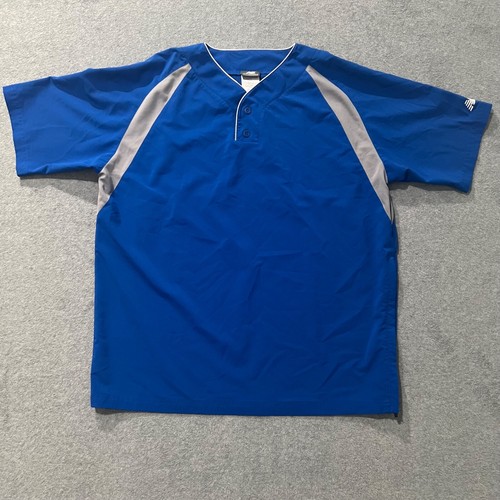 New Balance Mens Blue Gray Windbreaker Jacket Size Large LG - Picture 2 of 8