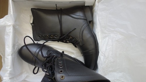 Zapatos para mujer STEVE MADDEN TROOPA CUERO NEGRO 8,5W nuevos - Imagen 8 de 13