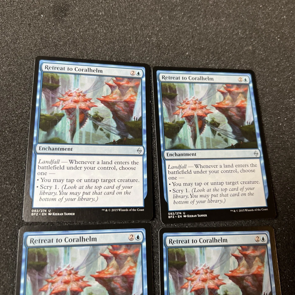 Retreat to Coralhelm Magic The Gathering Mtg Battle for Zendikar Card 4 - Image 2 of 4