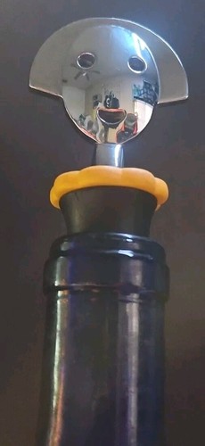 A di Alessi "Anna Stop 2" Wine Bottle Stopper / Cork - Picture 4 of 6