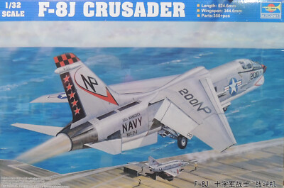 トランペッター　1/32 F-8J CRUSADER 1/32 Trumpeter F8J Crusader USN Fighter - Squadron.com