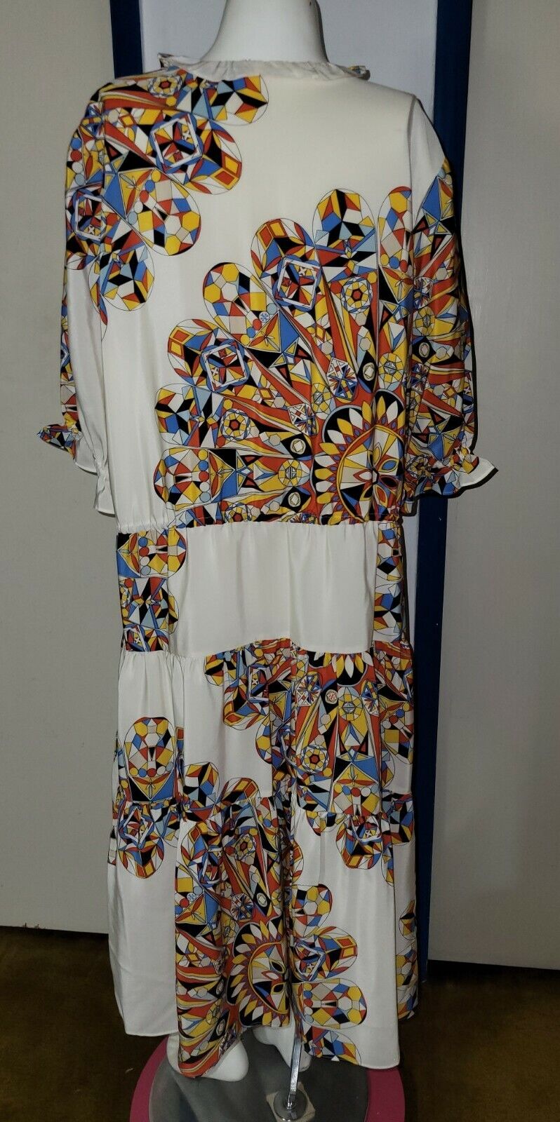 Tory Burch Arabella Dress S Silk Tunic Dress 4 Tangerine 886762178634 | eBay