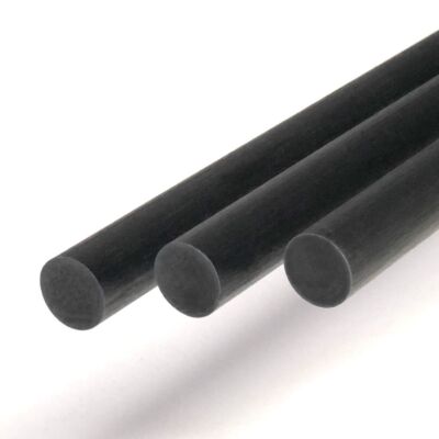 DPP  CFK/Carbon-Rundstab Ø 1 bis 14 mm Länge 1000 mm Kohlefaser Stab CFRP Stange