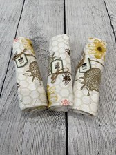 lot of 3 Now Designs Danica Kitchen Towel 18x26 Pastel Spring Bugs B10
