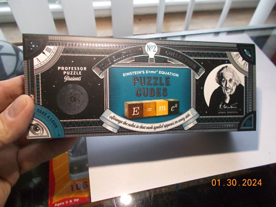 Professor Puzzle Einstein Collection Puzzle Cubes No. 2 E=mc2