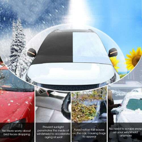 Car Snow Frost Shield Cover Front Windshield Sunshield Dust Protectors Universal - Picture 6 of 11