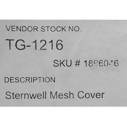 Bass Pro Ascend Black Kayak Boat Sternwell Mesh Cover 1896046 163159 TG-1216 - Picture 5 of 5