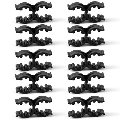 Clip Doppelclip Badeleiter Rohr 18 - 25 mm Kunststoffclip Schelle Verbindung