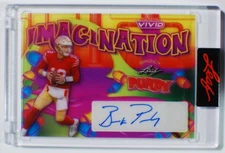 🌟 BROCK PURDY - 2023 Leaf Vivid Imagination Pre-Production Proof AUTO 1/1