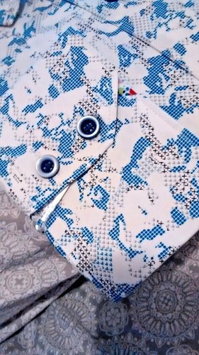 Camicia Robert Graham taglia S manica lunga abbottonata Digital arts ClassicFi nuova con etichette - Foto 6 di 10
