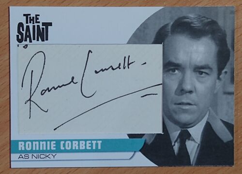 The Saint Cut Autograph Card signed by Ronnie Corbett - Unstoppable 2018 - Picture 1 of 2
