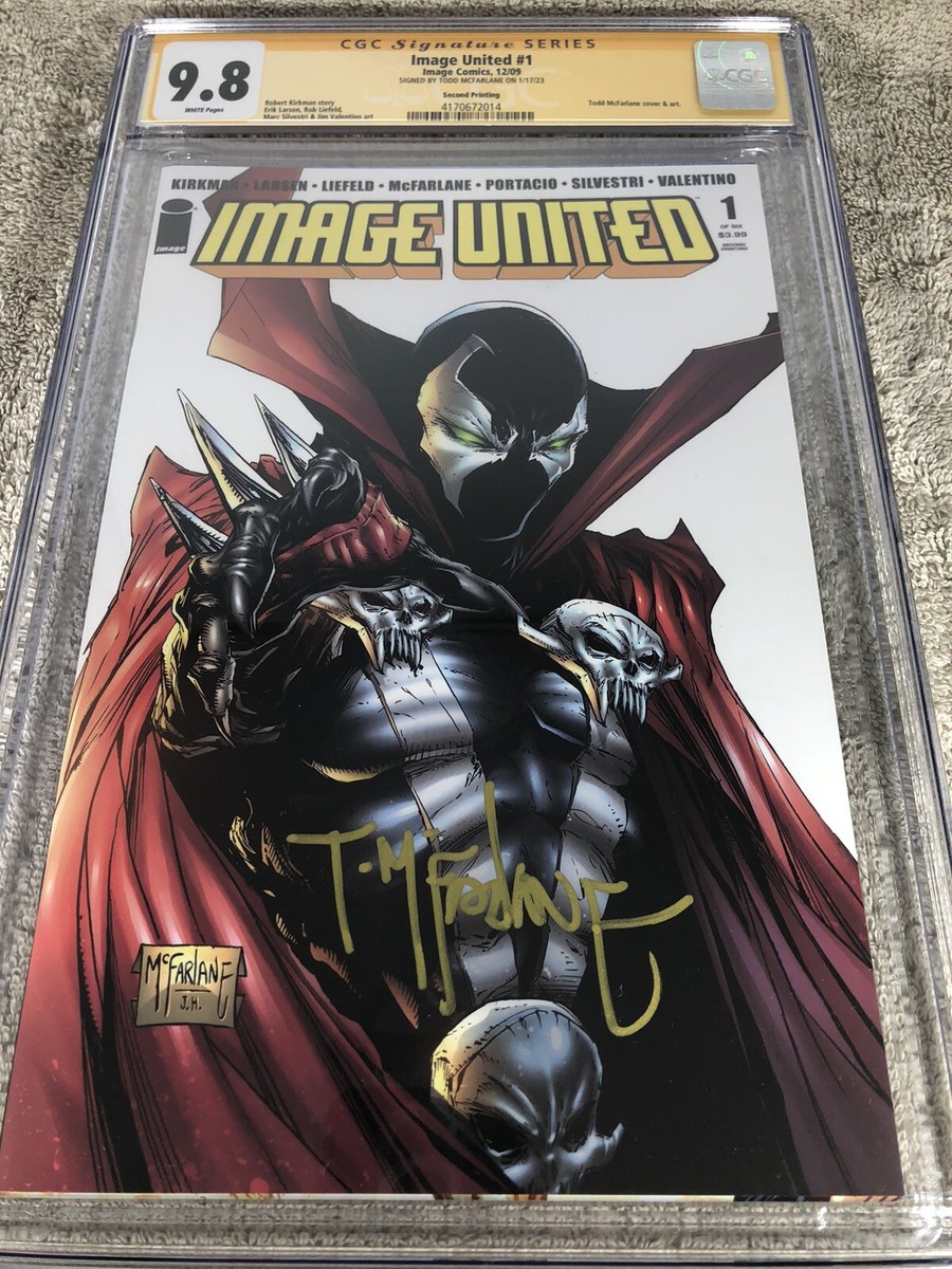 Spawn 1 Image United CGC SS 9.8 Todd McFarlane 2nd Print Variant