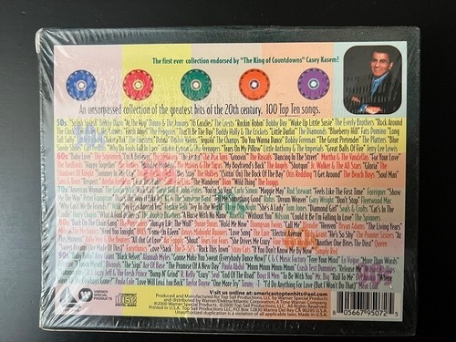 CASEY KASEM'S PRESENTS AMERICA'S TOP 10 THROUGH THE YEARS - 5-CD SET - BRAND NEW - Picture 5 of 5