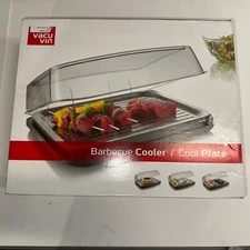 Vacu Vin BBQ Cooler & Cooling Plate. Keeps Food Fresh For Longer-Indoor/Outdoor