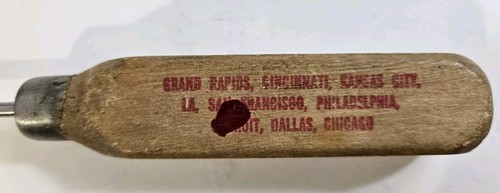 Vintage JOHN K. BURCH CO Assorted cities advertising ice pick - Picture 4 of 8