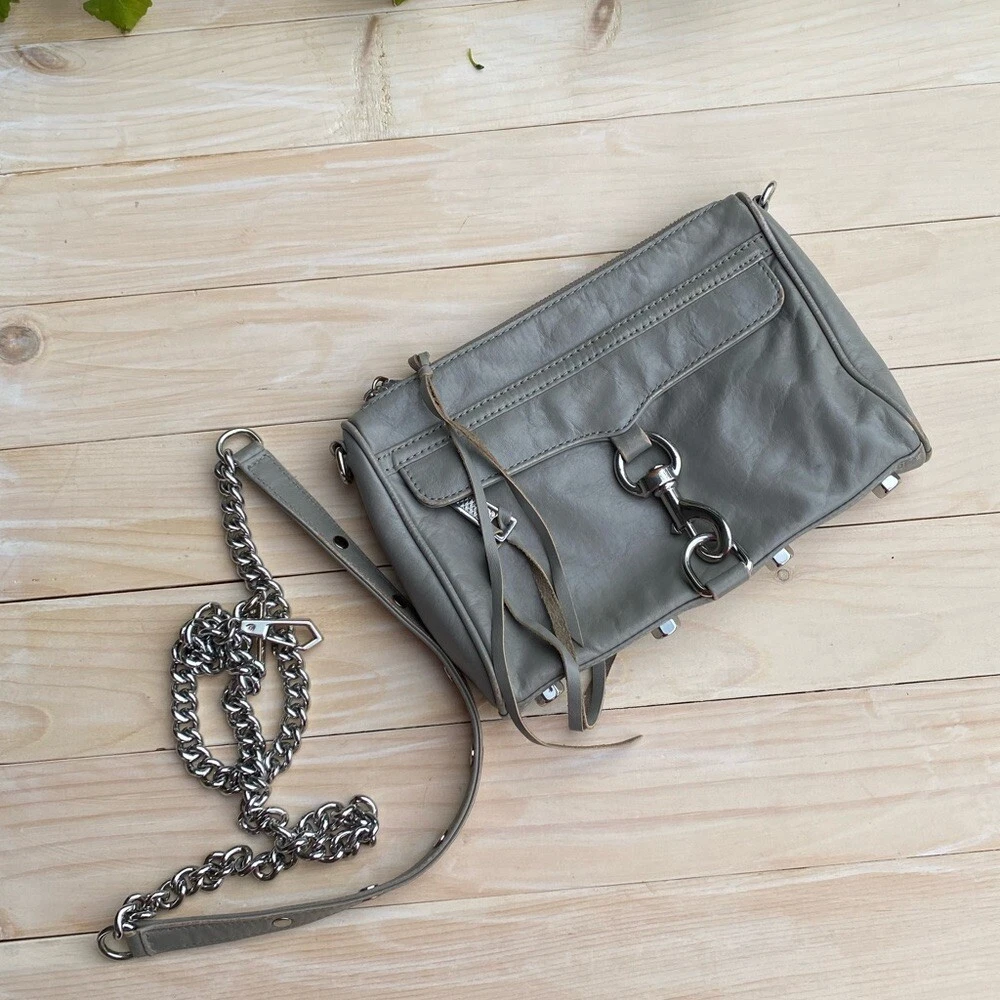 Rebecca minkoff mini mac grey new arrivals