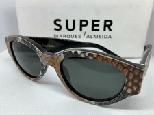 RetroSuperFuture LLP Super & Marquesalmeida Orange Frame Size 53mm Sunglasses NI