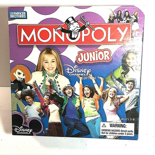  Monopoly Junior Disney Channel Edition 2007 by Hasbro and Parker Brothers
