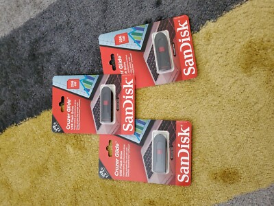 SanDisk Cruzer Glide 256GB USB 2.0 Flash Drive - Black, Red