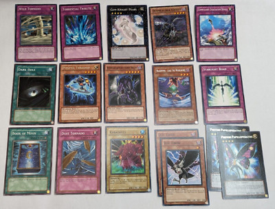 17x Yugioh Card Lot, Mix of Rarity, Super, Ultra, Starfoil, Common