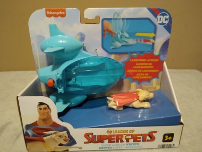DC Comics League of Super Pets Launch Pet Krypto Dog Hero Action Figure