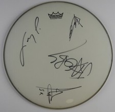 Papa Roach Fully Autograph Signed Drum Head JSA COA 14" Papa Roach Fully Autograph Signed Drum Head JSA COA 14"