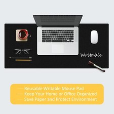 US Stock Writable  Erasable Desk Mouse Pad Waterproof Writing Desk Pad