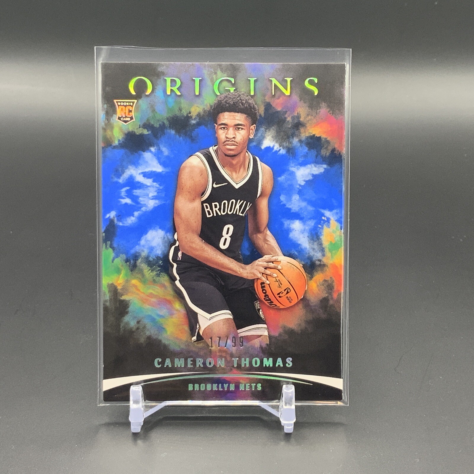 2021 Panini Origins #77 Cameron Thomas Blue /99 SSP Nets Rookie RC (IYC302)