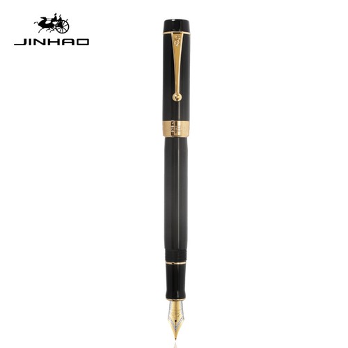 Jinhao 100 Centennial Resin Fountain Pen Smooth Fine Nib 0.5mm Writing Office #s - Picture 5 of 42