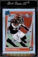 2021 Donruss Optic #294 Chris Evans Bengals SILVER Prizm - Nice Card