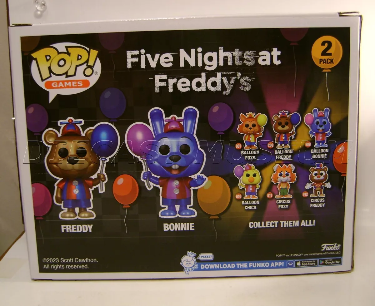 Funko Pop! Games: Five Nights At Freddy's 2 pack (Circus Foxy/ Circus  Freddy)