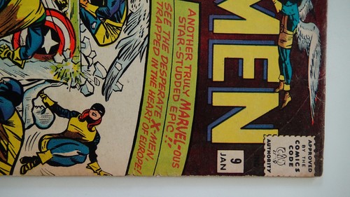 Comicbuch - Uncanny X-Men #9 Kirby/Stone & Lee. Die Avengers 1965 - Bild 5 von 22