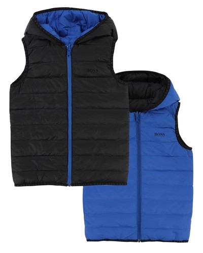 Boss Black and Blue Reversible Gilet