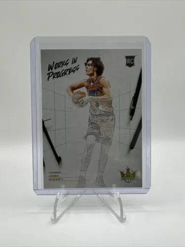 JOSH GIDDEY 2021-22 COURT KINGS WORKS IN PROGRESS ROOKIE THUNDER RC 