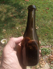 1840s SCARCE 7 1/4SMALL SIZE BLACKGLASS FREE ...