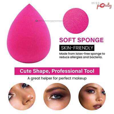 Face Blender Schwamm Puff Latexfrei Make-up Blending Concealer Applikator