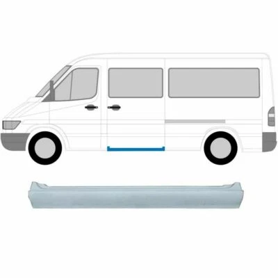MERCEDES SPRINTER VW LT 1995-2006 Porte coulissante Tole de reparation / Gauche - Photo 1/2