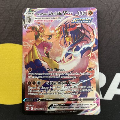 Pokémon TCG Rapid Strike Urshifu VMAX Sword & Shield: Brilliant Stars TG21/TG30