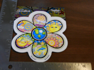 NEW DAN MORRIS EARTH FLOWER STICKER