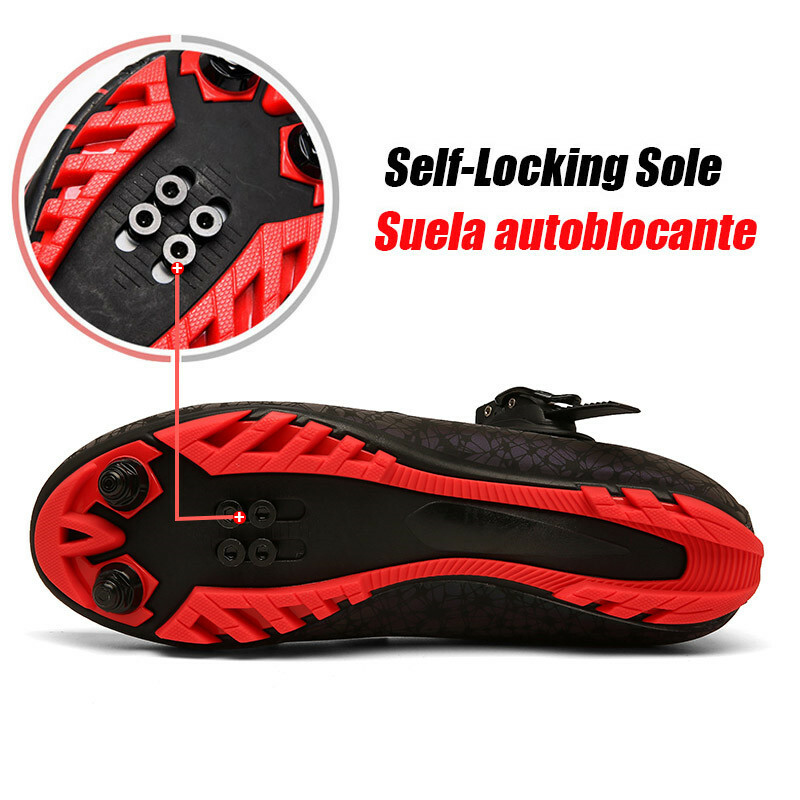 Luminous Mountain Cycling Shoes Men Road Bike Shoes Outdoor Bicycle